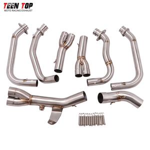 Sistema de escape para motocicleta Teentop, tubo de escape inoxidable para <span class=keywords><strong>Kawasaki</strong></span> <span class=keywords><strong>Z900RS</strong></span> 2018 +, tubo frontal de escape - Product Image 6