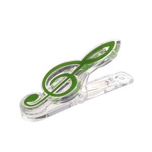 Clips para Partituras con Diseño de Clave de Sol, Clips de Plástico para Páginas de Libros, Regalos para Músicos de Piano y Guitarra - Product Image 4