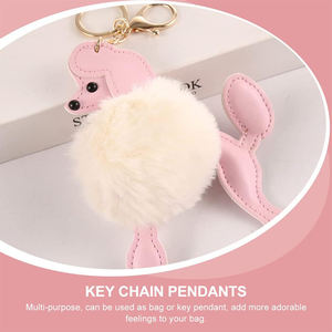 Llavero de Peluche con Forma de Cachorro de <span class=keywords><strong>Poodle</strong></span>, Adorno para Bolsos, Colgante Encantador, Venta al por Mayor U199 - Product Image 3