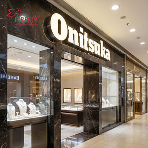 Enseigne lumineuse extérieure personnalisée en lettres 3D en acrylique avec éclairage frontal LED, résistante à l'eau, pour devanture de magasin - Product Image 1