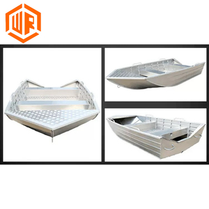 Nueva Mini Lancha Rápida Familiar de Aluminio Tipo Jon Boat con Proa Abierta, Eléctrica o a Gas, Embarcación de Desembarco Soldada para Pesca - Product Image 3