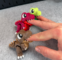 Modèle de Tyrannosaurus Rex articulé réaliste imprimé en 3D, matériau PLA, personnalisable, commandes en gros acceptées, service d'impression FDM