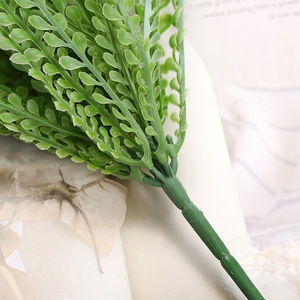 Plante artificielle herbe verte fougère fausse herbe tige maison bureau fête mariage décor - Product Image 5
