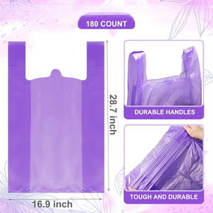 Bolsas de Basura Compostables Ecológicas Tipo Camiseta - Bolsas para Desechos de Cocina de 60L - Product Image 3