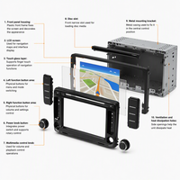 Autoradio GPS OLED 7 pouces pour Audi A4 RS4 2000-2008 avec lecteur DVD et navigation