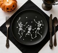 Assiette en mélamine de qualité alimentaire pour la fête d'Halloween, la table à manger à la maison, les pique-niques en plein air, la décoration des rassemblements, la dégustation quotidienne des collations
