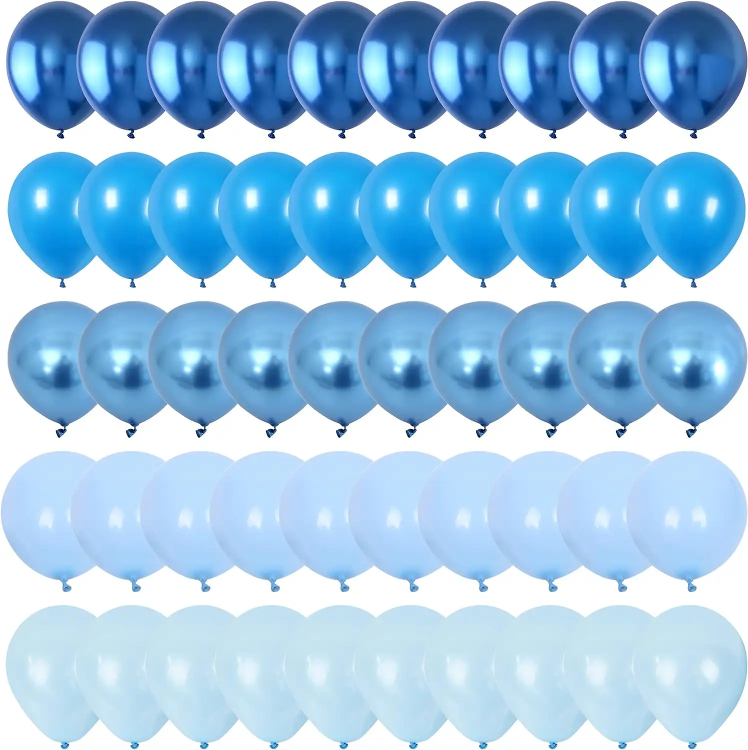 Набор голубых шаров JYAO, 60 упаковок, 12 дюймов