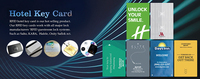 Carte de contrôle d'accès personnalisée 13,56 MHz, étiquette RFID pour bagages, étiquette code-barres, badge PVC, carte de fidélité professionnelle, URL QR, étiquette NFC en plastique
