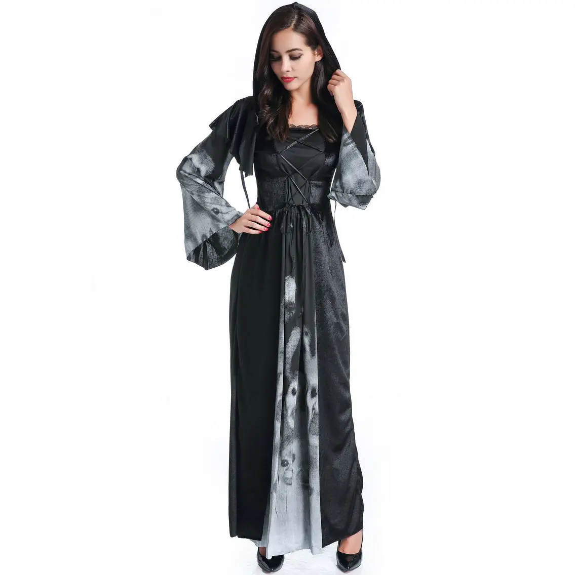 Costume Cosplay strega vampiro 2022 fornitore della cina bambini ragazze spaventose bambini cotone donne Costume di Halloween imposta costumi di carriera