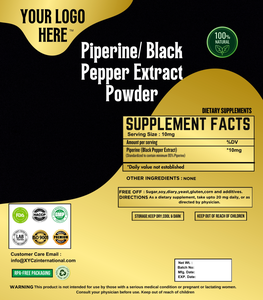 High Quality Piperine Black <b>Pepper</b> Extract Powder Wild-Cultivated From India <b>Ground</b> Powder Extract - Product Image 2