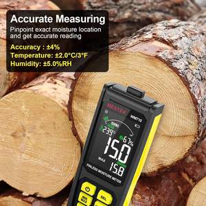 Kit de testeur électrique haute précision, prise GFCI, testeur de tension sans contact, testeur d'humidité du bois sans broche, détection d'inspecteur immobilier, 3 pièces - Product Image 4