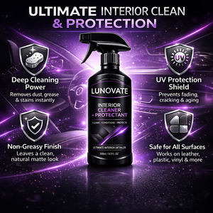Limpiador y Protector Líquido Premium LUNOVATE para Interiores de Auto, Spray para Detalles del Interior del Vehículo, para Cuero, Tablero y Molduras - Product Image 2