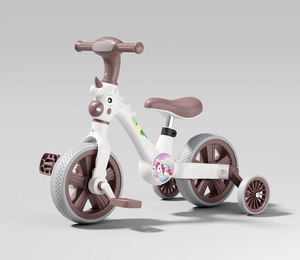 Bicicleta de Equilibrio para Niños Multifuncional 2 en 1, Bicicleta Deslizante Anticaídas Ajustable, <span class=keywords><strong>Triciclo</strong></span> para Bebés de 2 a 6 Años - Product Image 2