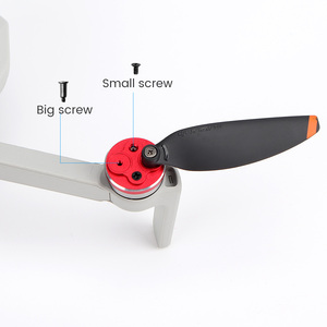 DJI 매빅 미니 <span class=keywords><strong>2</strong></span>/미니 SE용 알루미늄 엔진 보호 가드, 방진 모터 커버 캡 쿼드콥터 액세서리 업그레이드 - Product Image 3