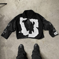 YSJY  Vente en gros de vestes de baseball, bomber, letterman, varsity pour hommes avec logo personnalisé, broderie et strass
