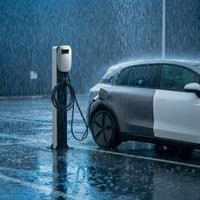 Cargador de Vehículos Eléctricos de Nivel 2 Tipo 2 de 32A y 7KW, Nuevo, para Montaje en Pared, IP65, Control Inteligente por Aplicación, RFID, NFC, Certificado por FCC/CE, Cable de 5 Metros, Venta al por Mayor de Fábrica