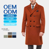 Manteau décontracté en laine pour homme 2026 - Manteau d'hiver épais et respirant pour usage professionnel