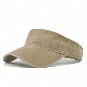 Vintage Open Crown Ponytail Baseball Cap Faded Cotton Golf <b>Hat</b> Summer Visor Sun Tennis <b>Hat</b> - Product Image 5