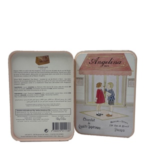 Boîte en étain rectangulaire recyclable avec logo et impression personnalisés pour le stockage de bonbons, chocolats et friandises, adaptée aux aliments - Product Image 5