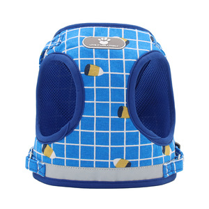 Classic Plaid Dog Harness Polyester Breathable XS XL Small Dogs - Product Image 2