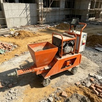 Machine à plâtrer au ciment professionnelle 220V avec application rapide pour les travaux de construction