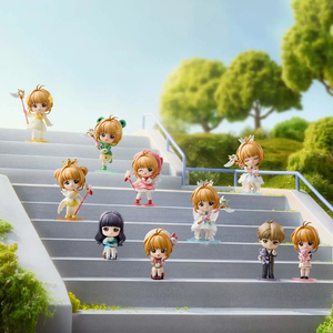 Auténtico POP MART Cardcaptor <span class=keywords><strong>Sakura</strong></span> Clear Card Series Set Completo 9 Piezas Caja Sorpresa Figura Anime Linda Decoración de Escritorio Regalo Coleccionable - Product Image 5