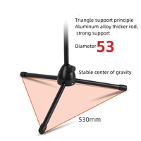 Support de microphone sur pied réglable pour enregistrement de chansons et diffusion en direct – Haute performance, qualité supérieure, prix abordable