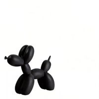 Sculpture en résine chien ballon mat, décoration nordique moderne pour la maison, figurine animale, ornement de bureau pour salon et chambre, cadeau parfait