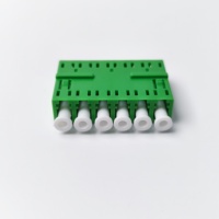 High Performance SM LC/APC Six-flange Fiber Optic Adapter