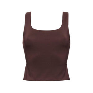 Camiseta sin Mangas Casual de Punto Suave para Mujer, Cómoda, Transpirable y Ecológica, Duradera para Uso Diario y Estilo de Vida Activo - Product Image 1