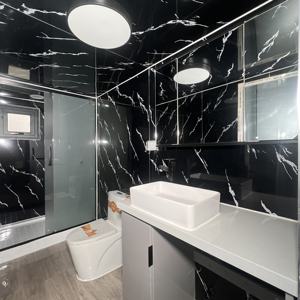 <span class=keywords><strong>Maison</strong></span> conteneur préfabriquée personnalisée <span class=keywords><strong>à</strong></span> toit incliné en EPS, avec porche <span class=keywords><strong>à</strong></span> toit en pente, aménagement 2 pièces, idéale pour bureau, hôtel <span class=keywords><strong>ou</strong></span> location - Product Image 6