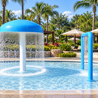 Équipement de parc aquatique : Pulvérisateur extérieur, Parapluie d'eau commercial et résidentiel, Douche champignon, Aire de jeux aquatique pour enfants