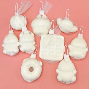 Juguetes DIY de peluche blandos en blanco, lindos osos de panecillo al vapor, juguetes antiestrés de rebote lento, venta al por mayor - Product Image 1