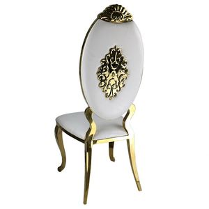 Oro de Metal <span class=keywords><strong>trono</strong></span> de cocina de madera más reciente de Loft con marco de acero de <span class=keywords><strong>rey</strong></span> y reina sillas boda - Product Image 4
