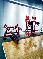 Presse pectorale horizontale professionnelle à charge libre pour musculation, équipement de gym isolaté pour entraînement de force