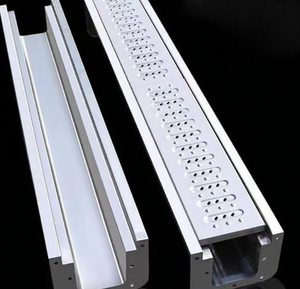 Canale di Drenaggio Moderno a U in Acciaio Inossidabile Anticorrosione per Cucina, Cortile, Officina, Grondaia Prefabbricata Aperta - Product Image 2