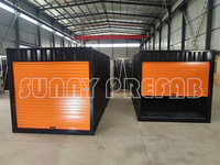 PORTES D'AUTO-RANGEMENT Portes Roulantes Préfabriquées Conteneur Mobile Assemblable Empilable Libre-Rangement Portable Conteneur Pliable