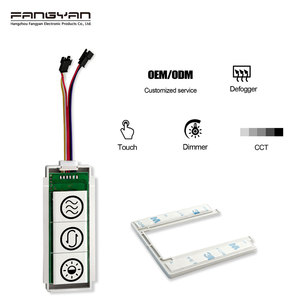 <span class=keywords><strong>Nuovo</strong></span> Interruttore Touch per Specchio a Tre Pulsanti 12V 24V 5A, Dimmer e Antiappannamento, Sensore Touch per Luce Specchio a Tre Colori (CCT) - Product Image 2