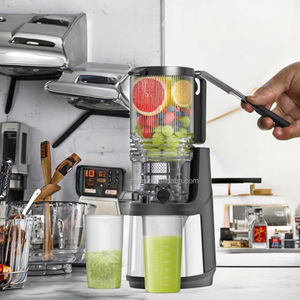 Extracteur de Jus et Mixeur Automatique Grand Calibre en Acier Inoxydable, Centrifugeuse Lente Portable à Usage Domestique avec Séparation des Résidus de Jus - Product Image 3