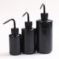 Bouteille de lavage de laboratoire en plastique LDPE, bouteille de rinçage chimique, bouteille de pulvérisation pour le nettoyage des tatouages, des cils, bouteille de bain pour les cils