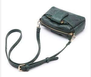 크로스 바디 파이썬 패턴 가죽 가방 여성 클러치 백 이브닝 파티 숙녀 뱀 가죽 숄더 백 카드 동전 지갑 - Product Image 4