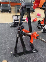 Máquina de remo inclinada con montaje en placa, equipo de fitness, máquina de remo con barra en T