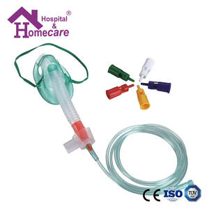 Sertifikat Ce disesuaikan medis <span class=keywords><strong>venturi</strong></span> wajah masker oksigen kit pemulihan dengan 2 dilitasi - Product Image 6