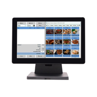 15.6 Capacitif Tactile Métal Couverture Arrière Pos Machine Pos Système à Vendre pour Restaurant ou Café