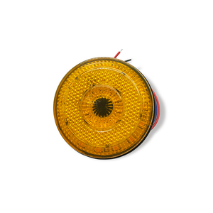 Haute qualité 12V ambre blanc rond LED indique la largeur du feu latéral pour camion remorque feux de position latéraux - Product Image 2