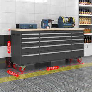 Carrello Portautensili Moderno OEM a 15 Cassetti in Acciaio con Serratura a Chiave, Capacità di Carico 1000KG, Ecologico e Impermeabile, Garanzia di 5 Anni - Product Image 3