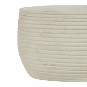 Vaso ovale moderno testurizzato per fiori, decorazione per soggiorno, camera da letto e vanità - Product Image 6