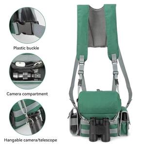 Sac de poitrine pour <span class=keywords><strong>jumelles</strong></span> de grande capacité personnalisé, sac de poitrine classique imperméable pour la chasse, la caméra, le télescope, sac de poitrine multifonctionnel - Product Image 1