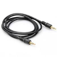 Câble audio 3,5 mm mâle-mâle plaqué or, câble auxiliaire stéréo pour haut-parleur de voiture, casque, MP3
