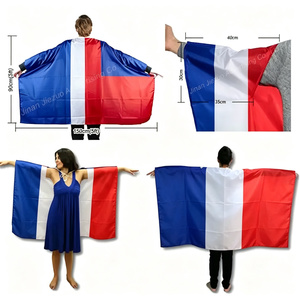 Drapeau national français personnalisé 3x5 pieds 100% polyester de haute qualité durable, vente en gros directe usine pour extérieur - Product Image 4